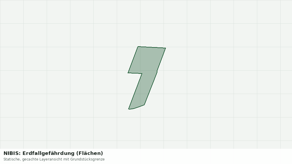 Statische Kartenansicht: NIBIS: Erdfallgefährdung (Flächen)