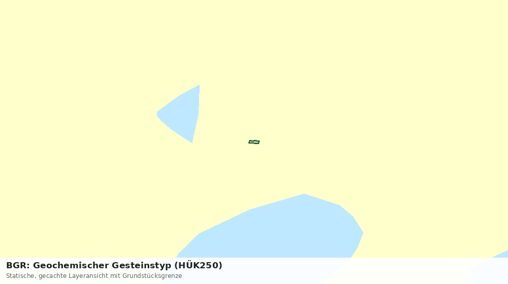 Statische Kartenansicht: BGR: Geochemischer Gesteinstyp (HÜK250)