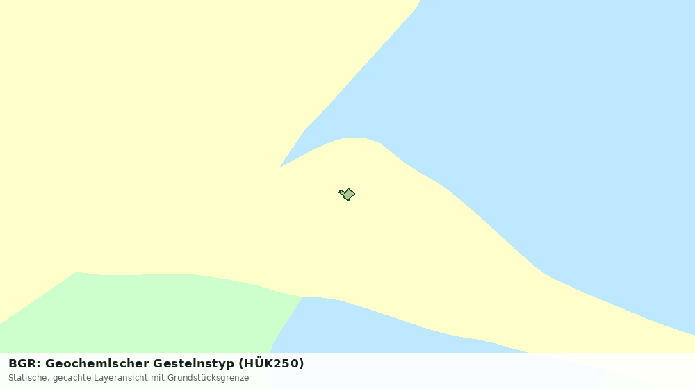 Statische Kartenansicht: BGR: Geochemischer Gesteinstyp (HÜK250)
