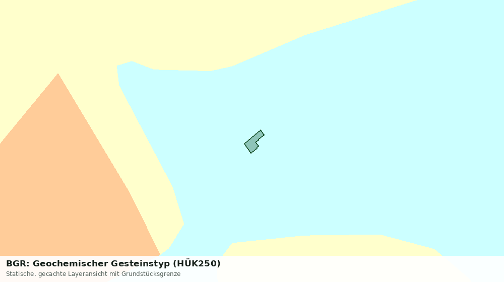 Statische Kartenansicht: BGR: Geochemischer Gesteinstyp (HÜK250)
