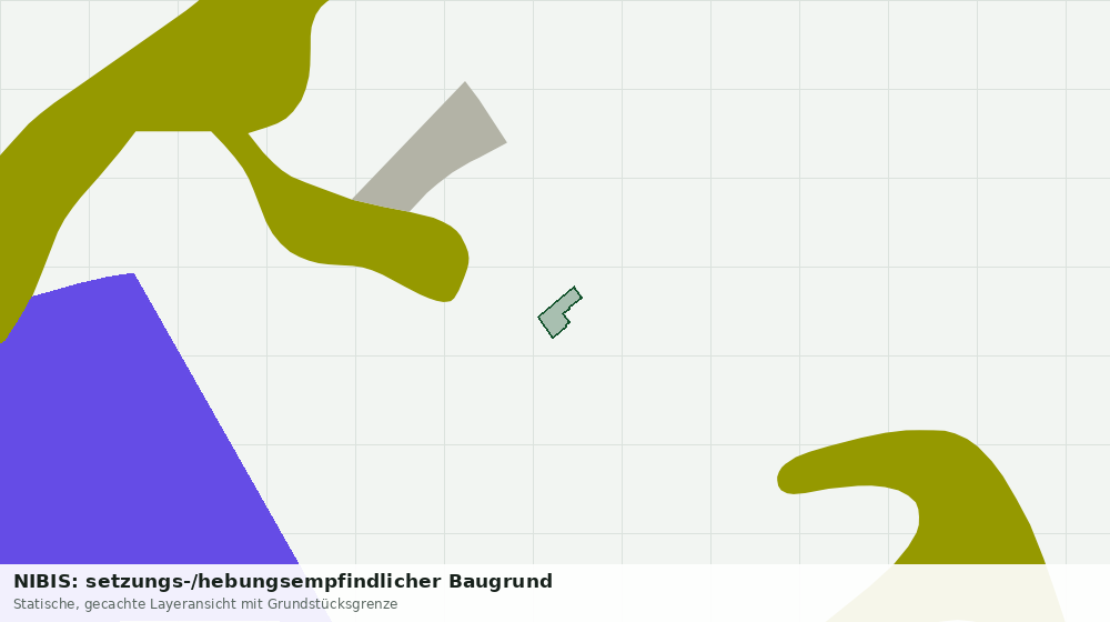 Statische Kartenansicht: NIBIS: setzungs-/hebungsempfindlicher Baugrund