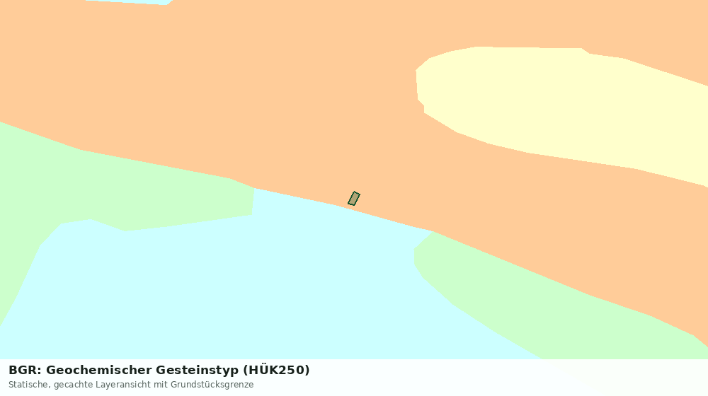 Statische Kartenansicht: BGR: Geochemischer Gesteinstyp (HÜK250)