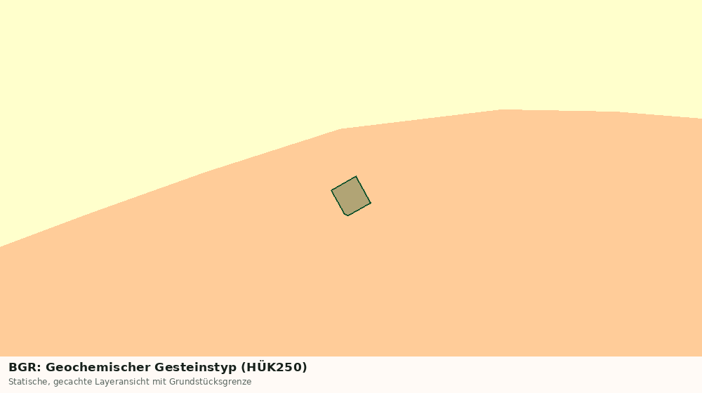 Statische Kartenansicht: BGR: Geochemischer Gesteinstyp (HÜK250)