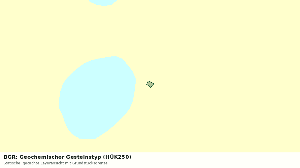 Statische Kartenansicht: BGR: Geochemischer Gesteinstyp (HÜK250)