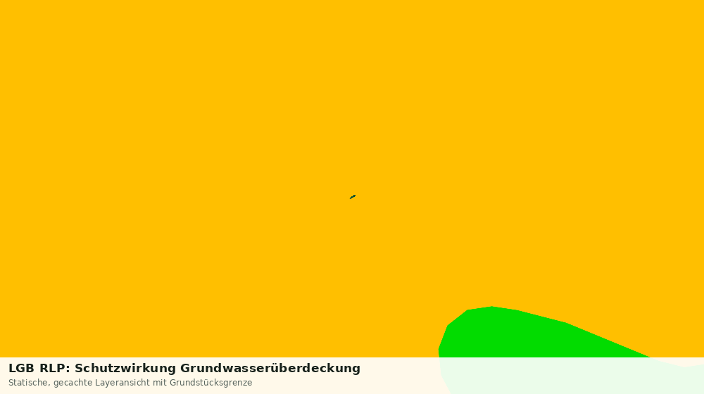 Statische Kartenansicht: LGB RLP: Schutzwirkung Grundwasserüberdeckung