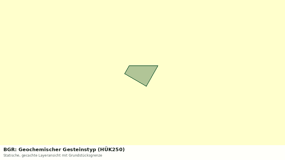 Statische Kartenansicht: BGR: Geochemischer Gesteinstyp (HÜK250)