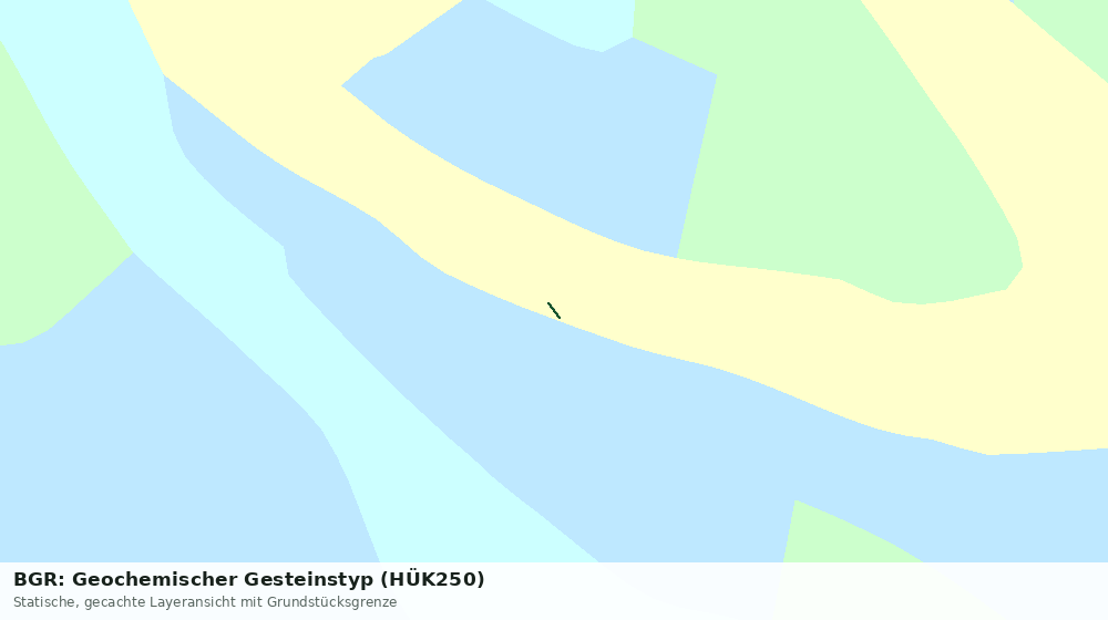 Statische Kartenansicht: BGR: Geochemischer Gesteinstyp (HÜK250)