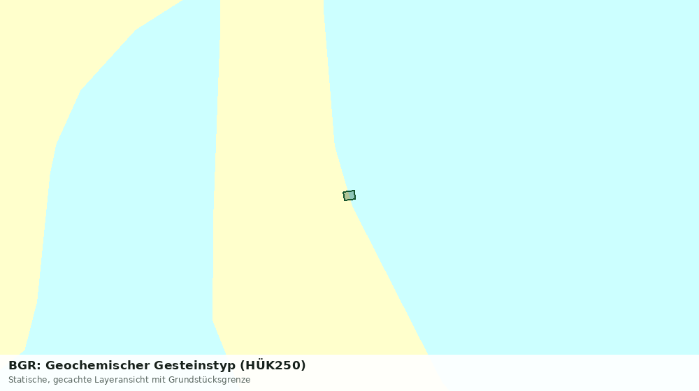Statische Kartenansicht: BGR: Geochemischer Gesteinstyp (HÜK250)
