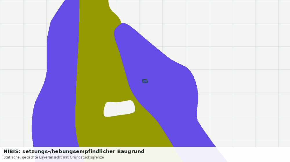 Statische Kartenansicht: NIBIS: setzungs-/hebungsempfindlicher Baugrund