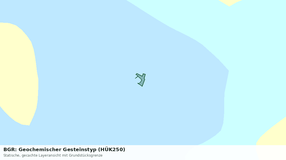 Statische Kartenansicht: BGR: Geochemischer Gesteinstyp (HÜK250)