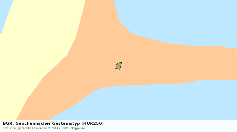 Statische Kartenansicht: BGR: Geochemischer Gesteinstyp (HÜK250)