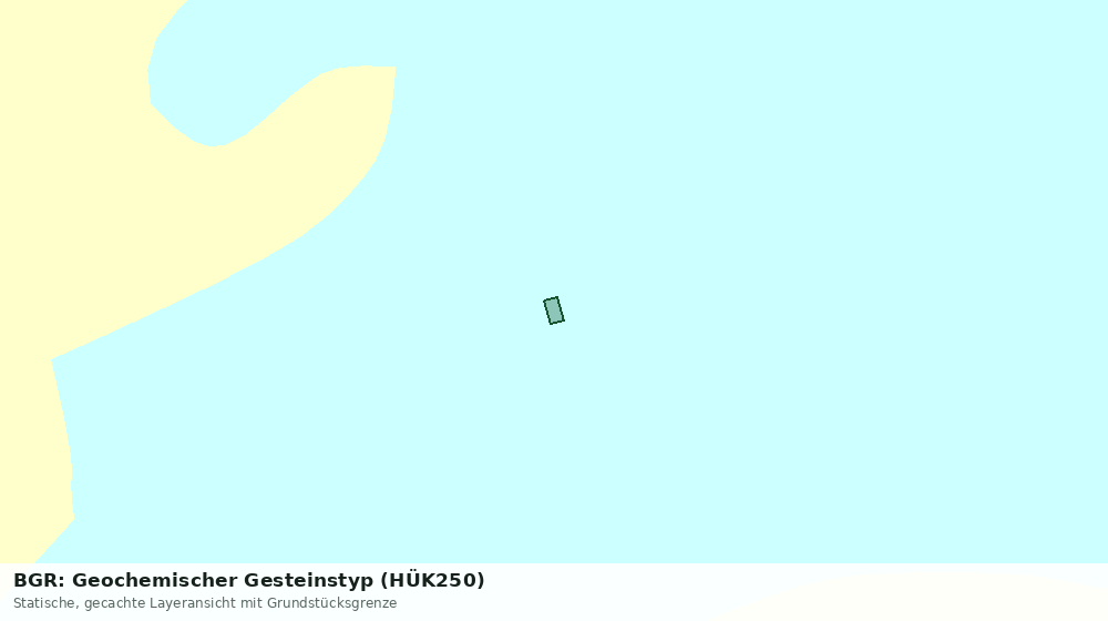 Statische Kartenansicht: BGR: Geochemischer Gesteinstyp (HÜK250)