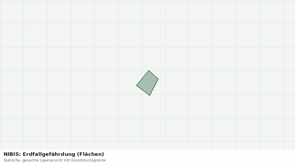 Statische Kartenansicht: NIBIS: Erdfallgefährdung (Flächen)