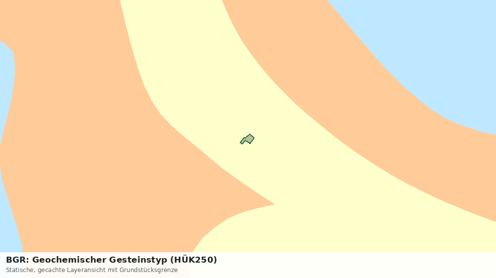 Statische Kartenansicht: BGR: Geochemischer Gesteinstyp (HÜK250)