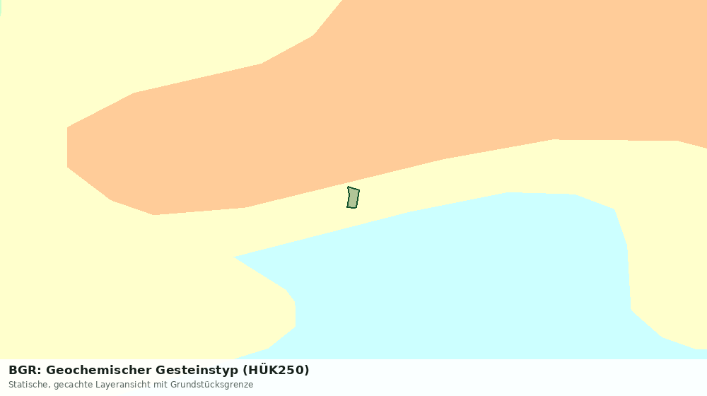Statische Kartenansicht: BGR: Geochemischer Gesteinstyp (HÜK250)