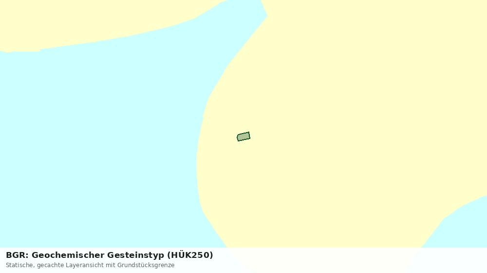 Statische Kartenansicht: BGR: Geochemischer Gesteinstyp (HÜK250)