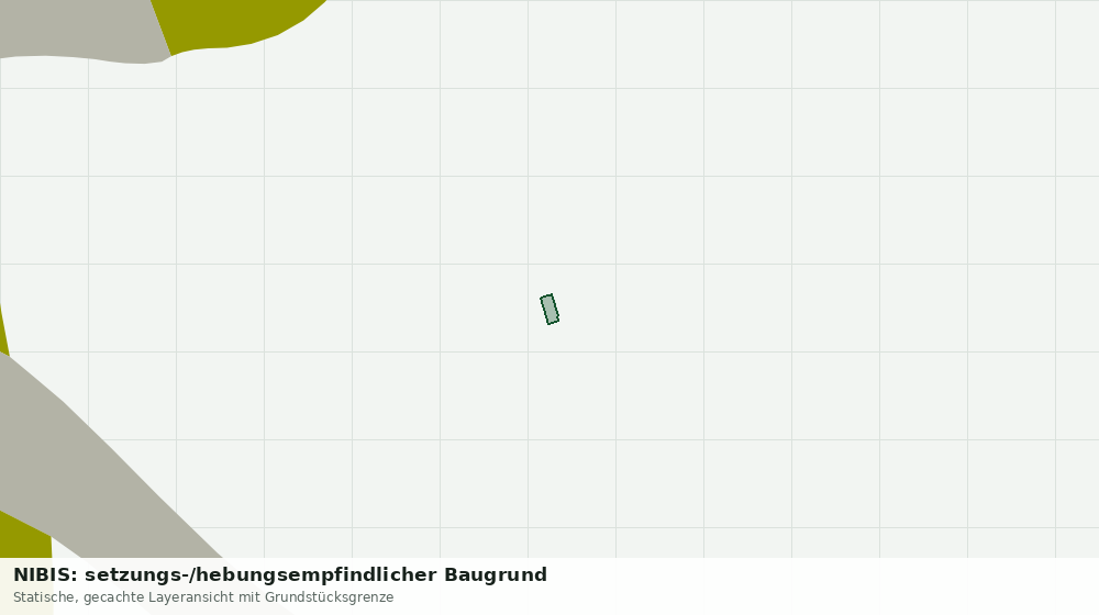 Statische Kartenansicht: NIBIS: setzungs-/hebungsempfindlicher Baugrund