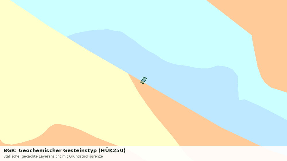 Statische Kartenansicht: BGR: Geochemischer Gesteinstyp (HÜK250)
