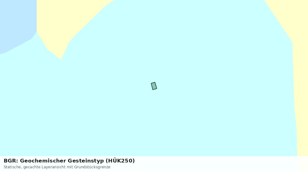 Statische Kartenansicht: BGR: Geochemischer Gesteinstyp (HÜK250)