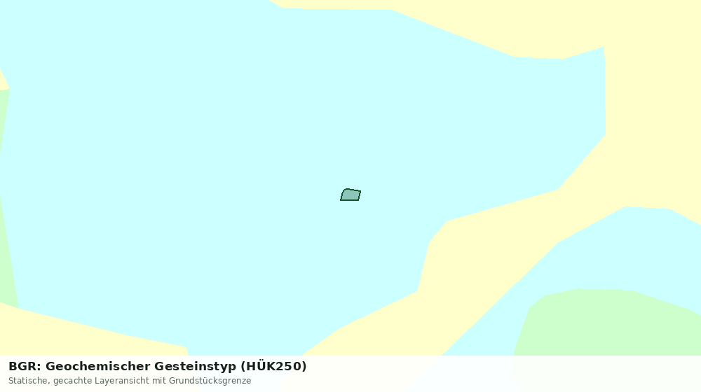 Statische Kartenansicht: BGR: Geochemischer Gesteinstyp (HÜK250)