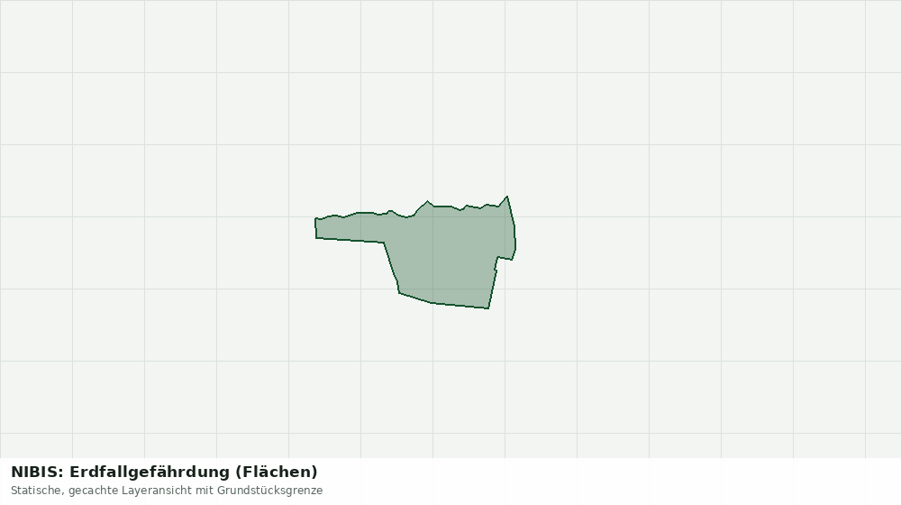 Statische Kartenansicht: NIBIS: Erdfallgefährdung (Flächen)