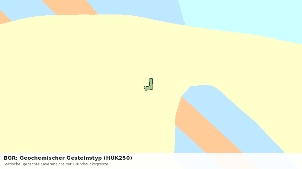 Statische Kartenansicht: BGR: Geochemischer Gesteinstyp (HÜK250)