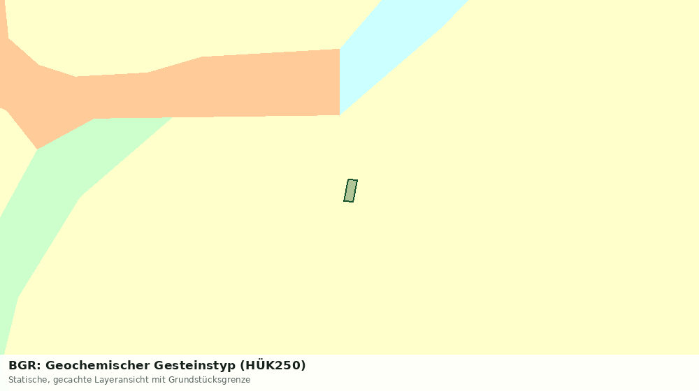 Statische Kartenansicht: BGR: Geochemischer Gesteinstyp (HÜK250)