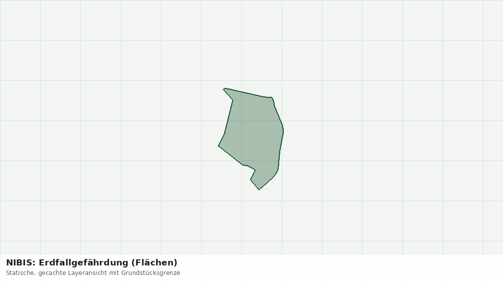 Statische Kartenansicht: NIBIS: Erdfallgefährdung (Flächen)