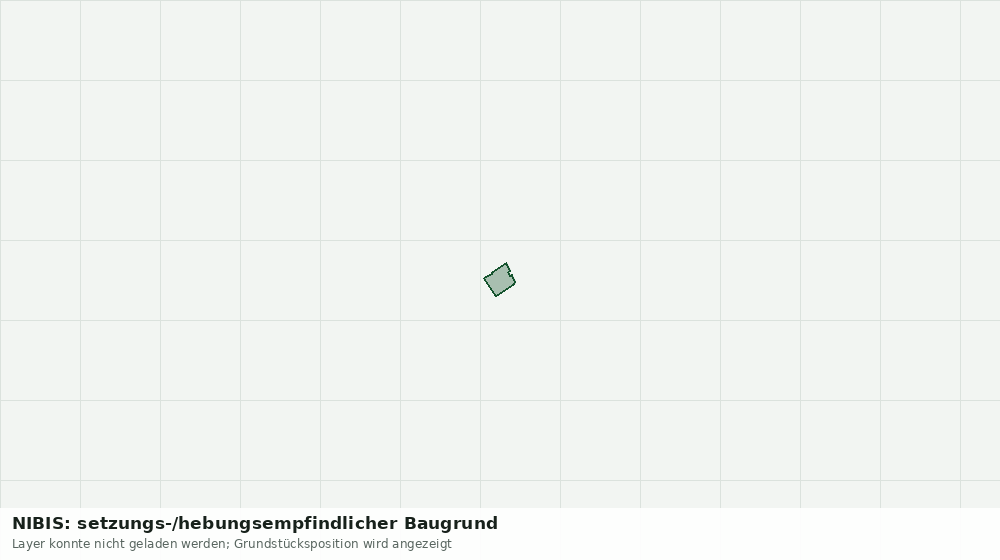 Statische Kartenansicht: NIBIS: setzungs-/hebungsempfindlicher Baugrund