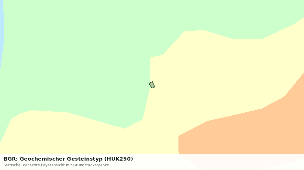 Statische Kartenansicht: BGR: Geochemischer Gesteinstyp (HÜK250)