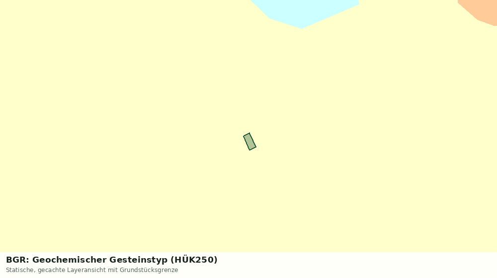Statische Kartenansicht: BGR: Geochemischer Gesteinstyp (HÜK250)