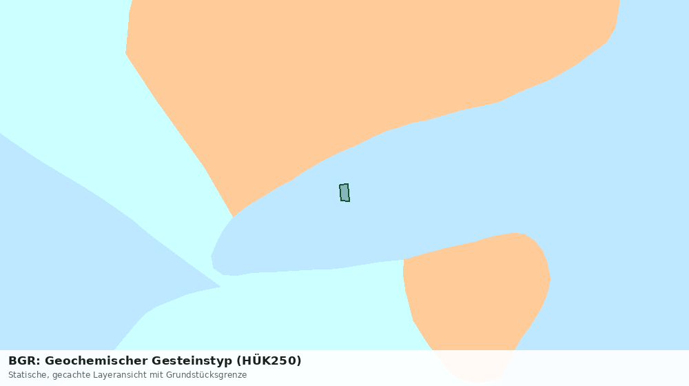 Statische Kartenansicht: BGR: Geochemischer Gesteinstyp (HÜK250)