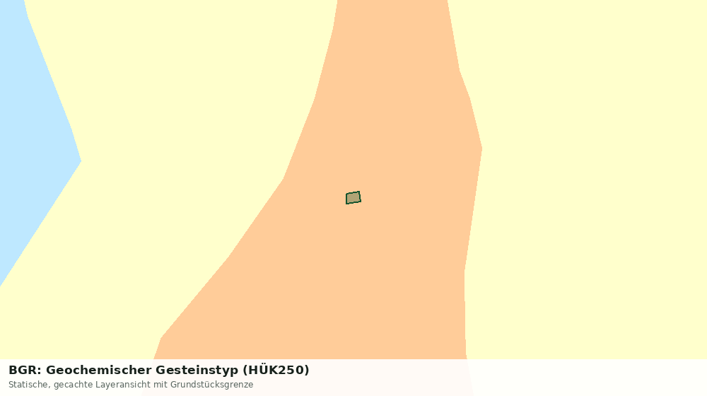 Statische Kartenansicht: BGR: Geochemischer Gesteinstyp (HÜK250)