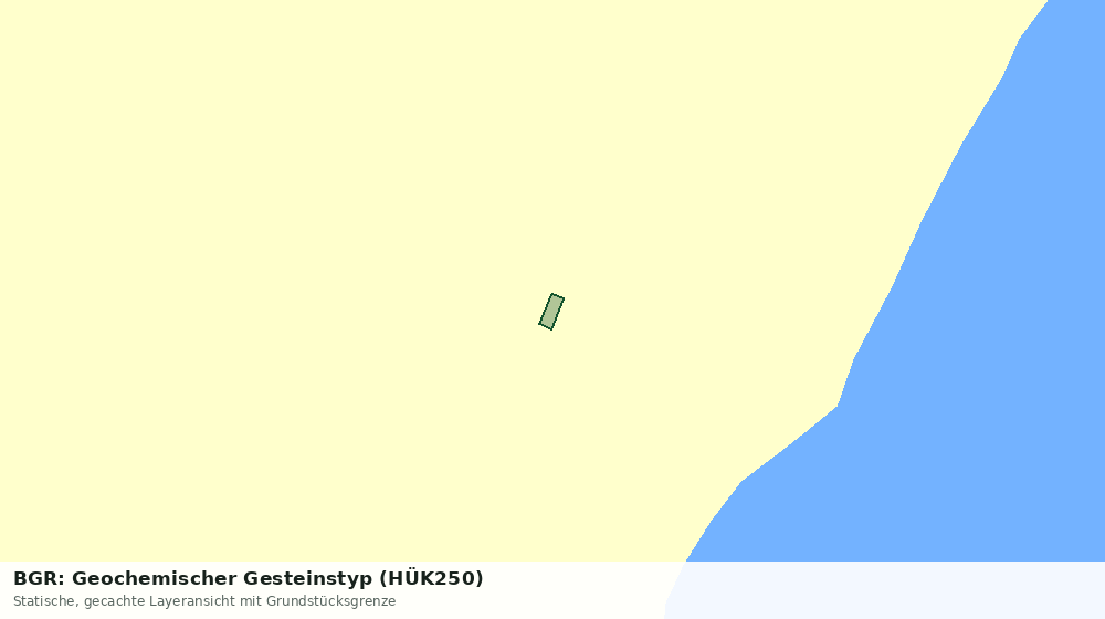 Statische Kartenansicht: BGR: Geochemischer Gesteinstyp (HÜK250)