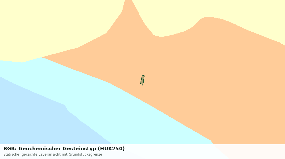 Statische Kartenansicht: BGR: Geochemischer Gesteinstyp (HÜK250)