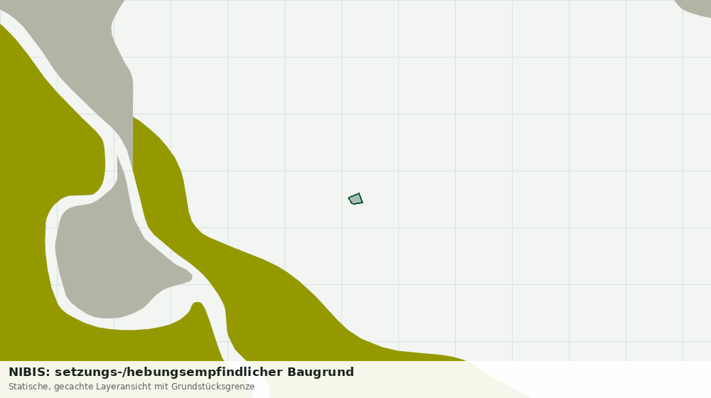 Statische Kartenansicht: NIBIS: setzungs-/hebungsempfindlicher Baugrund