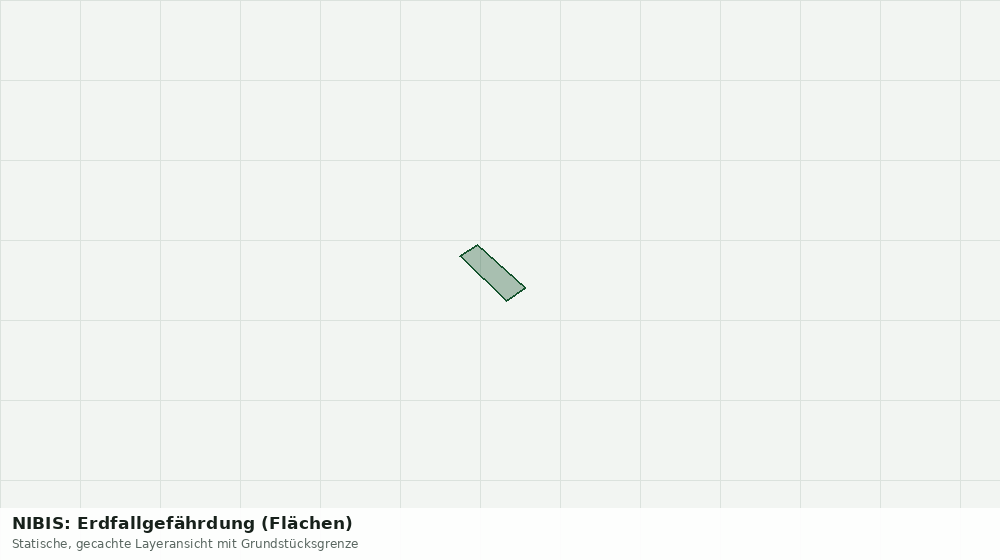 Statische Kartenansicht: NIBIS: Erdfallgefährdung (Flächen)