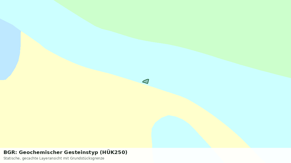 Statische Kartenansicht: BGR: Geochemischer Gesteinstyp (HÜK250)