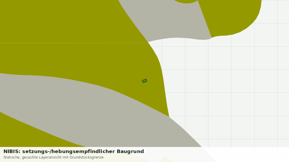 Statische Kartenansicht: NIBIS: setzungs-/hebungsempfindlicher Baugrund
