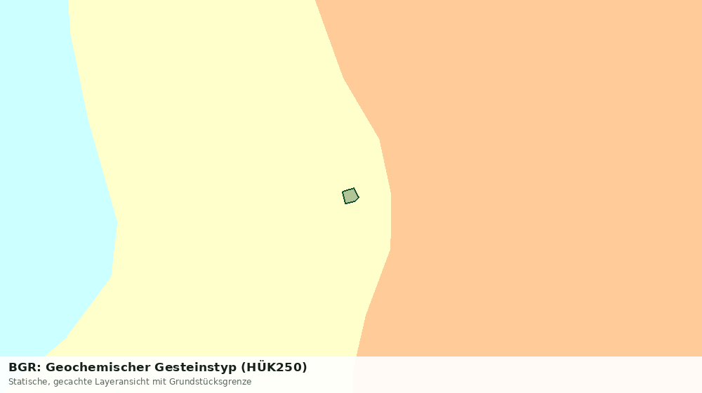 Statische Kartenansicht: BGR: Geochemischer Gesteinstyp (HÜK250)