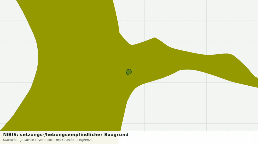Statische Kartenansicht: NIBIS: setzungs-/hebungsempfindlicher Baugrund