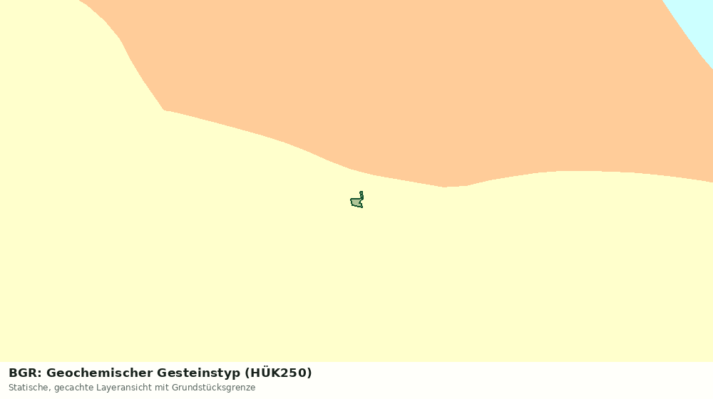 Statische Kartenansicht: BGR: Geochemischer Gesteinstyp (HÜK250)