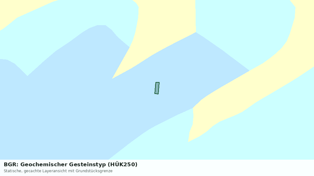 Statische Kartenansicht: BGR: Geochemischer Gesteinstyp (HÜK250)