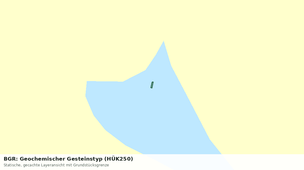 Statische Kartenansicht: BGR: Geochemischer Gesteinstyp (HÜK250)