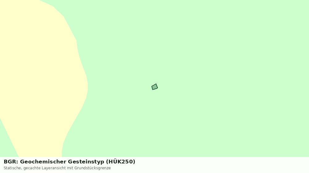 Statische Kartenansicht: BGR: Geochemischer Gesteinstyp (HÜK250)