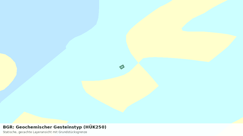Statische Kartenansicht: BGR: Geochemischer Gesteinstyp (HÜK250)
