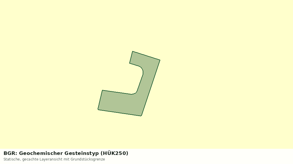 Statische Kartenansicht: BGR: Geochemischer Gesteinstyp (HÜK250)