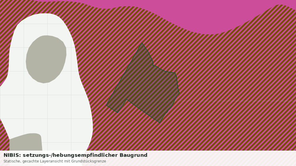 Statische Kartenansicht: NIBIS: setzungs-/hebungsempfindlicher Baugrund