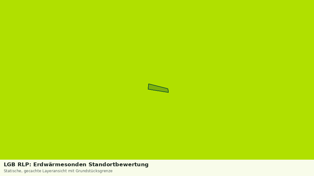 Statische Kartenansicht: LGB RLP: Erdwärmesonden Standortbewertung