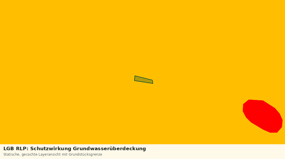 Statische Kartenansicht: LGB RLP: Schutzwirkung Grundwasserüberdeckung